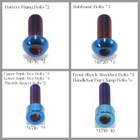Titanium Complete Screws Bolts Kit For Sur Ron Light Bee X For Segway X160 X260