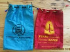 Lot Of Vintage Bank Bags Wisconsin Bank Money Bags