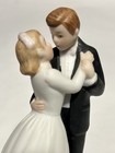 Vintage  1985 Lefton Wedding Bride   Groom Figurine Cake Topper 5    -  04965 