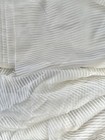 15yd French Antique White Embroidered Stitch Fabric Bolt Sheer Bridal For Ribbon