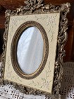 Vintage Ornate Gold Tone Picture Frame Victorian Romantic Style