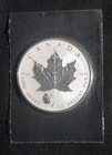 2016  5 Reverse Proof Silver Maple Leaf  1 Oz  Fine Silver Panda Privy L-291027