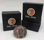 Folding Coin Half Dollar  d0020  By Tango  Coin In Bottle Magic Trick 
