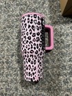 Victorias Secret Pink X Hydrojug Leopard Print 40oztraveler Water Bottle In Hand