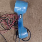 Western Electric Blue Lineman   s Butt Set One-way Handset Rotary Dial  Pin Clips