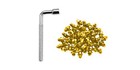 Steel Pedal Pins Studs For Mamba  Ripper  Python  Bigfoot Gold