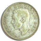 1949 50c Fifty Cents Silver Coin Canada Half Dollar Km  45