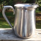 Rare Vintage Oneida Stainless Steel Us Airways Usair 2qt Water Pitcher W ice Lip