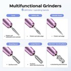 Electric Nail Drill File Kit Portable Acrylic Gel Manicure Pedicure Machine