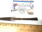 Antique 1800 s Africa African Hunting-fishing Forged Barbed Engraved Spear 