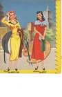 Vintage Uncut 1940s Big Sister Paper Doll  lowe org Sz Hd laser Reproduction 