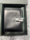 Gucci Black Leather Bifold Wallet Made In Italy