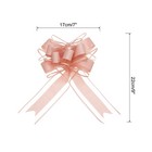 10pcs 9  Large Pull Bow Gift Wrapping Big Organza Bows Ribbon Dusty Pink