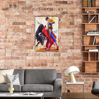 Retro Spanish Cowboy Tin Sign vintage Mexico Bullfight Metal Sign man Cave Class