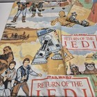Vintage 1983 Star Wars Return Of The Jedi Movie Twin Flat Bed Sheet Set Collect