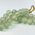 Large Krobo Recycled Powder Glass Translucent Trade Beads