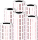 15000pcs 30rolls Price Stickers Price Tags Labels For Mx-5500 Labeller  White   