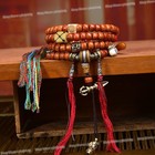 Tibetan Yak Bone Barrel Mala 108 - Prayer Beads Multi-wrap Bracelet
