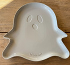Le Creuset Stoneware Ghost Platter 14 In 36 Cm Vapeur Grey Gray New