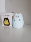 7 Color Changing Led Night Light Soft Silicone Little Cat Lamp For Kids Gift