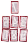 Cub Scout Red And White Unit Numbers Choice Of Number quantity Pls Read Descrip