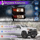 Headlight Chevy Silverado 1500 2019-2022 Led Projector Drl Turn Signal Pass Side