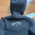 Billabong 605 Furnace Natural Mens Cz Hd Wetsuit Blk-med  Hooded Chest Zip Nwt