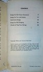 Vintage 1956 Girl Scout Pocket Songbook   Free Shipping  