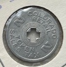 Vintage Colorado Retail Two Cents Sales Tax Token Aluminum