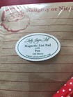 Magnetic List Pad With Pen  Naughty Or Nice For Christmas   100 Sheets  New seal