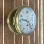 Vintage Brass Nautical Ship Clock - Mechanical Wind-up