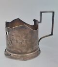 Antique 1880 s Imperial Russia  Moscow          Silver Tea Glass Holder - 3 25 
