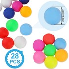 Guirnd 28 Pcs Colored Ping Pong Balls  40mm Table 40 Millimeters  Mix Colors