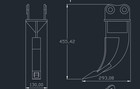 Ripper Attachment For Mini Excavators From 0 8 Ton To 1 5 Ton Usa With Two Pin