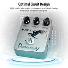 Joyo Digital Delay Guitar Pedal Range 25ms-600ms True Bypass   Power Supply