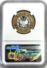 2000 W Gold   Platinum  10 Bi Metal Library Of Congress Proof Coin Ngc Pf 69 Uc