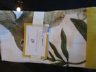 4 Williams Sonoma Easter  Rabbit  Bunny Botanical Print Napkins New