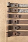 Lot Of  6  Hefty Antique 14-16  Strap Hinges Barn Door Gate Reclaimed Arch  Salv