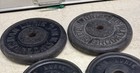 Rare Vtg Dan Lurie Brooklyn Ny Weight Plates  25 Lb Each  Set Of 2