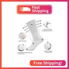 Busy Socks 4 Pack Crew Thin Soft Non Binding Top Diabetic Socks white xl