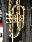 Vintage Bundy Cornet With Vincent Bach Mouthpiece   Case