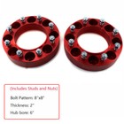 2  2  Skid Steer 8 Lug Wheel Spacer For Bobcat Case Cat New Holland John Deere
