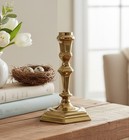 Virginia Metalcrafters Solid Brass Candlestick Williamsburg Reproduction Vintage