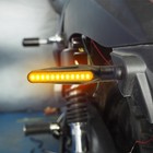 4pcs Motorcycle Led Turn Signals 12v Flow Front Rear Ultra Bright Blinkers