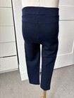 Zara Kids Dark Blue Bottom Pants Pull On Girl s Size 3-4 Toddler Zip Pockets