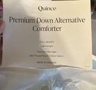 Quince Duvet Insert Lightweight Premium Down Alternative  Full Queen New