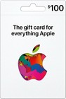 Apple  100 Gift Card  Physical Card  Free Shipping   gift 