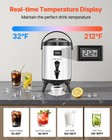 Vevor Insulated Beverage Dispenser For Hot   Cold Drinks 1 5 Gal Stainless Steel