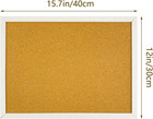 Cork Bulletin Board White Oak Frame 15 7 X 12 Inch Natural Self Healing For Home
