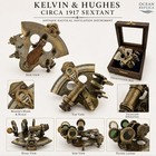 Nautical Bronze Sextant     Solid Brass Maritime Astrolabe Vintage Ship Navigation